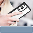 Case for Huawei Nova 11 Pro, Fusion Hybrid, transparent / black
