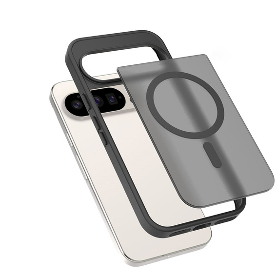 Matt Case for Google Pixel 10 / 10 Pro, for MagSafe, translucent black