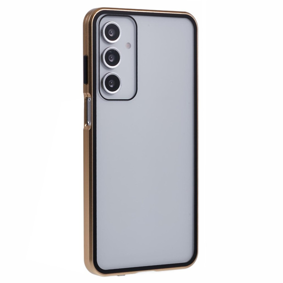 Case for Samsung Galaxy A16, Magnetic Dual Glass, gold