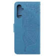 Flip case for Samsung Galaxy M34 5G, Butterfly, blue