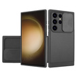 Case for Samsung Galaxy S24 Ultra, ERBORD MagProtect Slide Camera, black