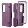 Armored case for Samsung Galaxy Z Fold 4 5G, Dexnor Full Body S-Pen Slot, purple