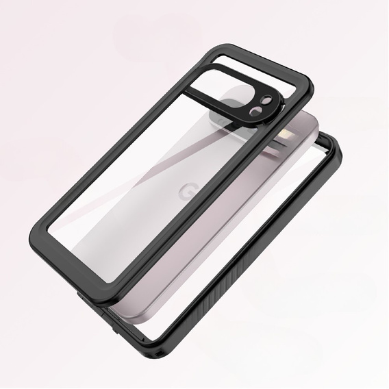 IP68 Waterproof Case for Google Pixel 9 Pro, Redpepper, black