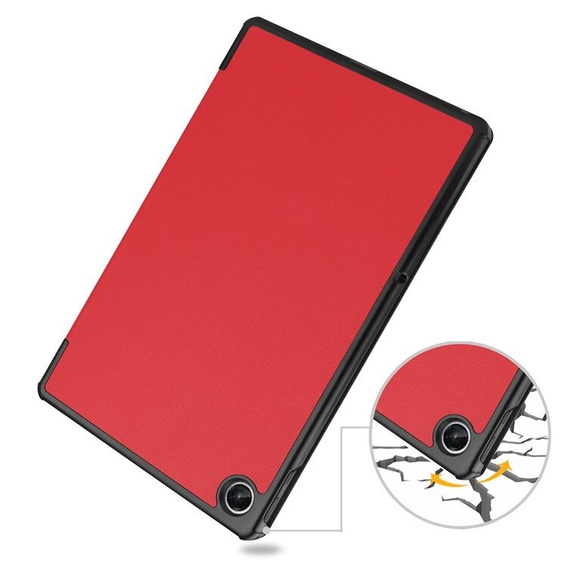 Case for Lenovo Tab M10 Plus 10.6 Gen 3 TB-125F TB-128F, Smartcase, red