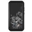 Love Mei Case for Samsung Galaxy S21 FE, armored with glass, black