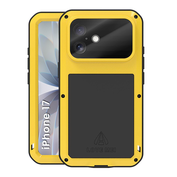 Armoured case with tempered glass for iPhone 17