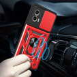 Case for Motorola Moto G24 / G24 Power / G04, CamShield Slide, red