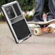 Armored case for Samsung Galaxy S25 Ultra, R-JUST, silver