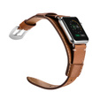 Leather Strap for Apple Watch 1/2/3/4/5/6/7/8/SE/Ultra 42/44/45/49mm, brown