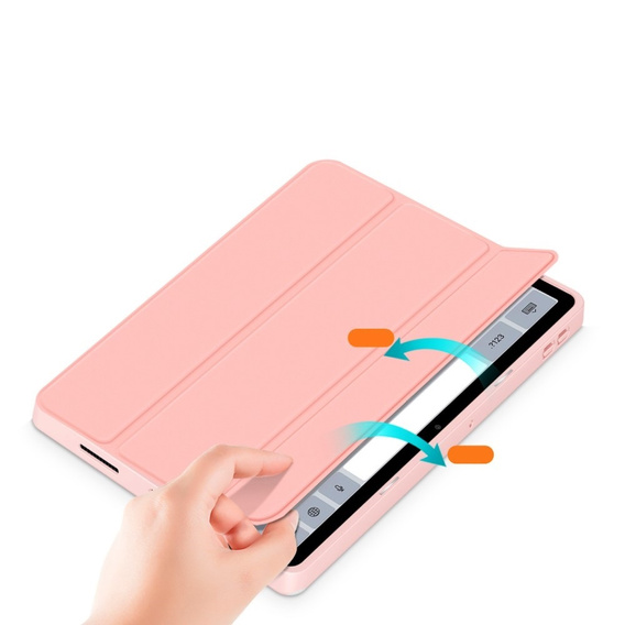 Case for Xiaomi Redmi Pad SE 11", Smartcase Hybrid, with stylus space, pink