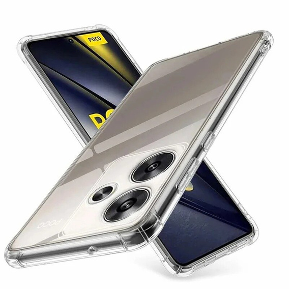 Case for Xiaomi Poco F6, Dropproof, transparent