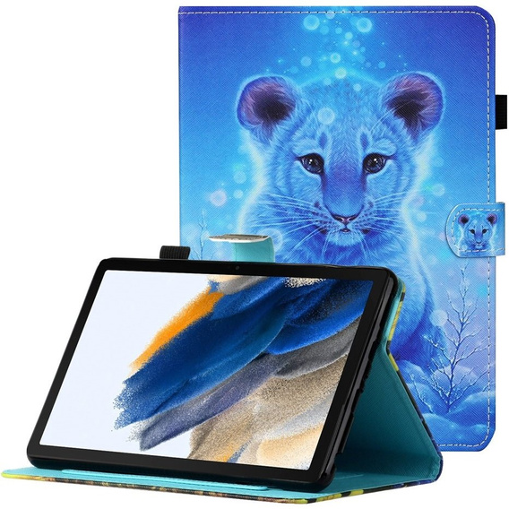 Case for Samsung Galaxy Tab A8 10.5 2021 X200 X205, tiger