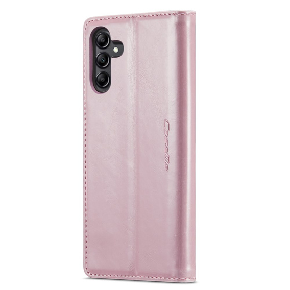 CASEME flip case for Samsung Galaxy A14 5G, Waxy Textupink, pink