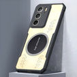 Case for Realme 14X / Realme C75, with magnetic sheet, transparent / black
