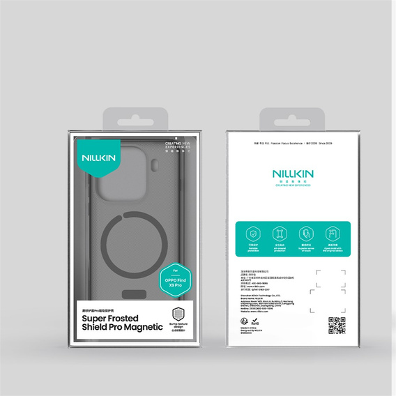 Nillkin Frosted Shield Pro MagSafe case for Oppo Find X9 Pro