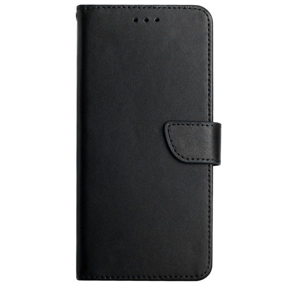 Flip case for Realme C67, Split Leather Wallet, black