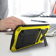 Armored case for iPhone 11, R-JUST, yellow / black