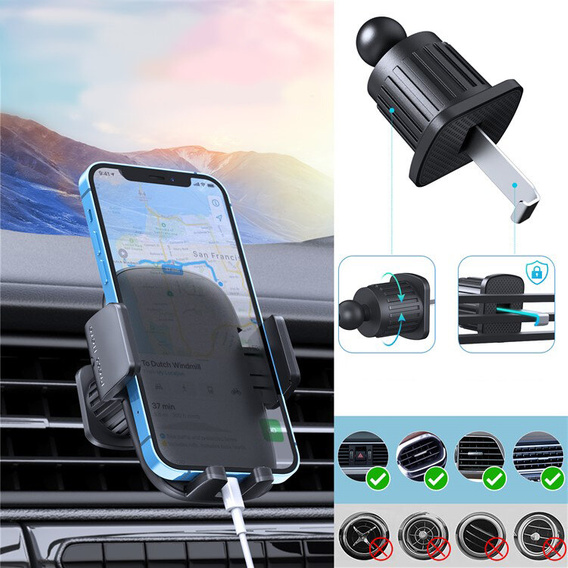 ERBORD JY04 car mount for phone to windshield/intake/grille/cockpit