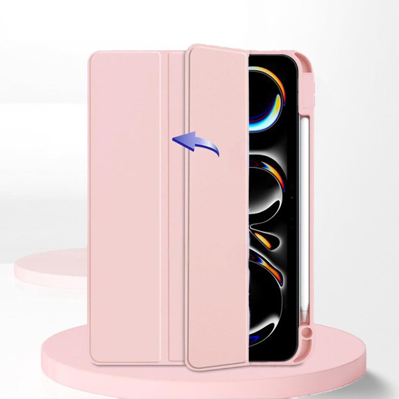 Case for iPad Pro 11" 2024 (5 gen.), Smartcase Hybrid, with stylus space, pink