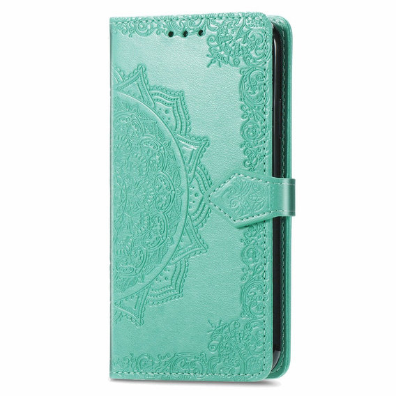 Flip case for Motorola Moto G24 / G24 Power / G04, Mandala, green