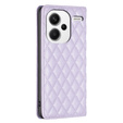 Flip case for Xiaomi Redmi Note 13 Pro+, Wallet, BINFEN COLOR, purple