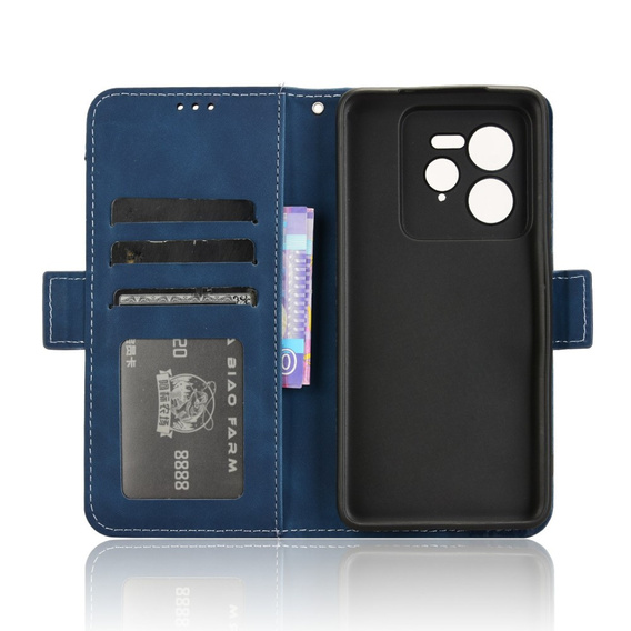 Flip case for Realme GT 7 Pro, Card Slot, dark blue