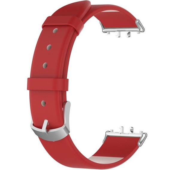 Leather Strap for Samsung Galaxy Fit 3, Red