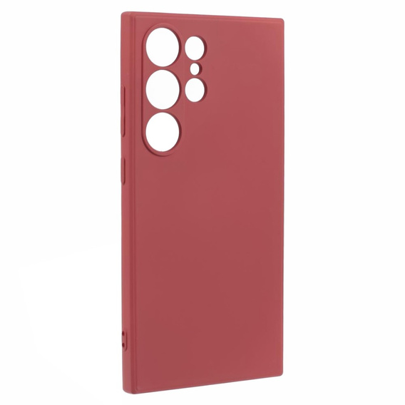 Case for Samsung Galaxy S24 Ultra, Silicone Lite, red