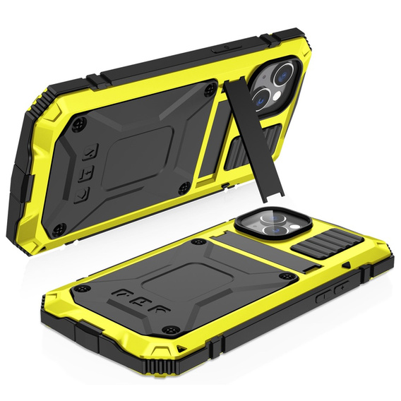 Armored case for iPhone 14, R-JUST, yellow