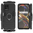 Case for Realme 8i, Kickstand Ring, black