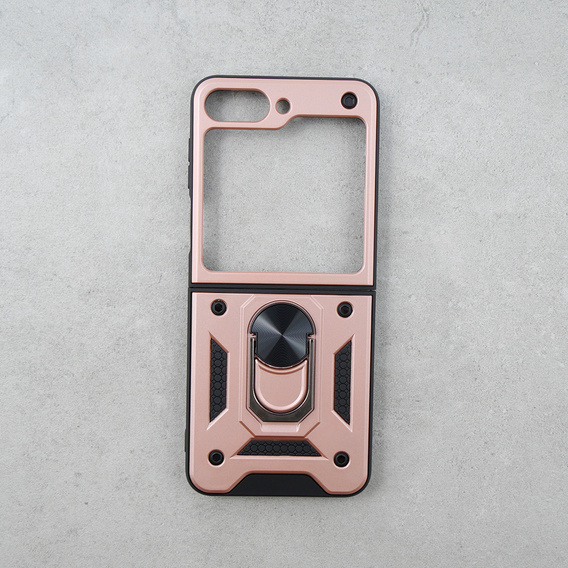 Armor Case for Samsung Galaxy Z Flip5 5G, Nox Case Ring, pink rose gold