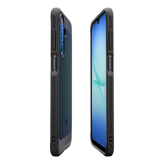 Spigen case for Samsung Galaxy A16 4G/ 5G, Rugged Armor MagSafe, black + Tempered Glass 9H