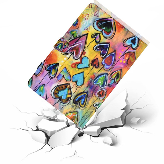 Case for Lenovo Tab M10 Plus 10.6 Gen 3 125F/128F, hearts