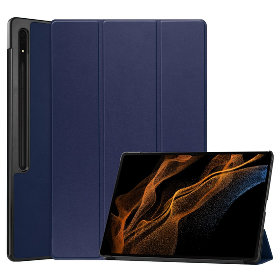Case for Samsung Galaxy Tab S9 Ultra, Smartcase, blue