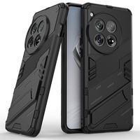 Case for OnePlus 12 5G, Military kickstand, black