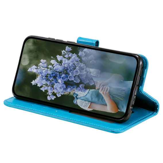 Flip case for Samsung Galaxy A35 5G, Mandala, blue