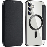 Flip case for Samsung Galaxy S23 FE, RFID Wallet MagSafe CamShield, black