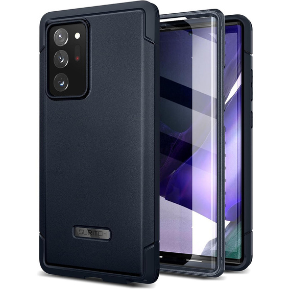 Case for Samsung Galaxy Note 20 Ultra, Suritch Basic (Two Frames), dark blue