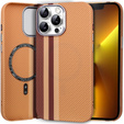 MagSafe's iPhone 13 Pro Max Case, Carbon Fiber, yellow