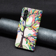 Flip case for Samsung Galaxy A05s, Wallet, Tree of life, white
