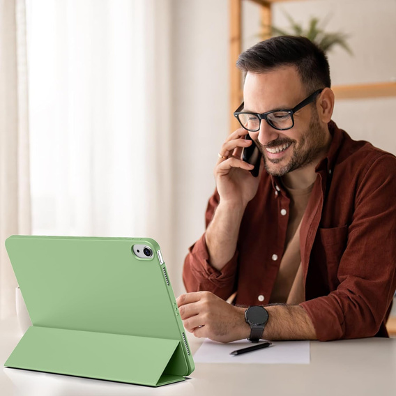 Case for iPad 10.9" 2022 (10 gen.), Smartcase, green