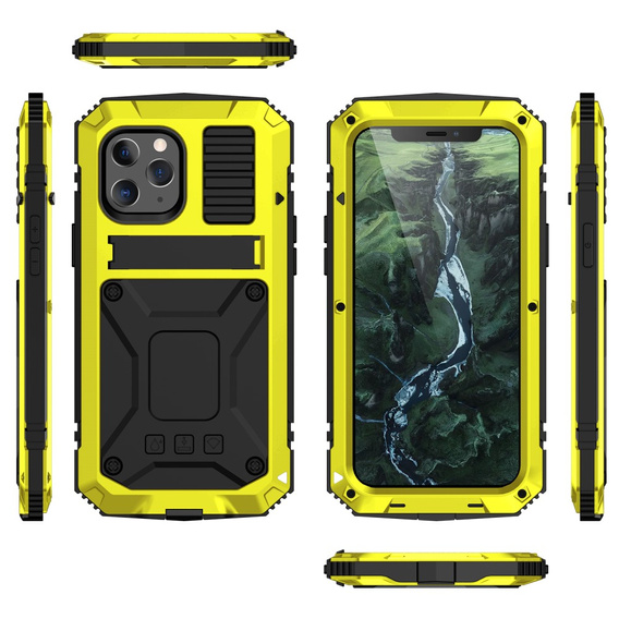 Armored case for iPhone 12 Pro Max, R-JUST, yellow