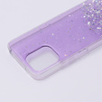 Case for Xiaomi Redmi 12, Glittery, purple