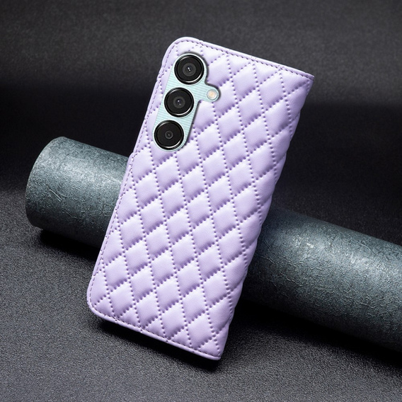Flip case for Samsung Galaxy M15 5G, Wallet, BINFEN COLOR, purple