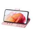 Flip case for Oppo A80, Butterfly, pink rose gold