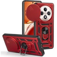 Case for Oppo Reno 12FS / 12F, CamShield Slide, red