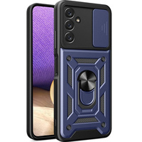 Case fordo Samsung Galaxy A14 4G/5G, CamShield Slide, dark blue