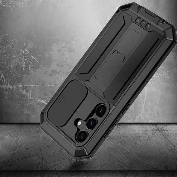 Armored case for Samsung Galaxy S24, R-JUST, black