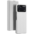 Case for Xiaomi Poco M4 Pro 4G, Clear View, silver