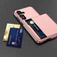 Case for Samsung Galaxy A56 5G, Sliding Card Holder, pink